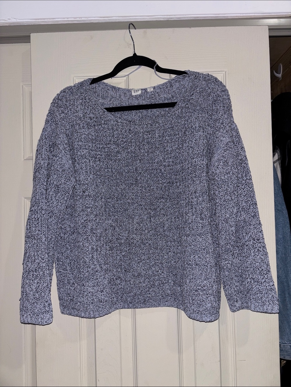 GAP Women's Heathered Gray Sweater